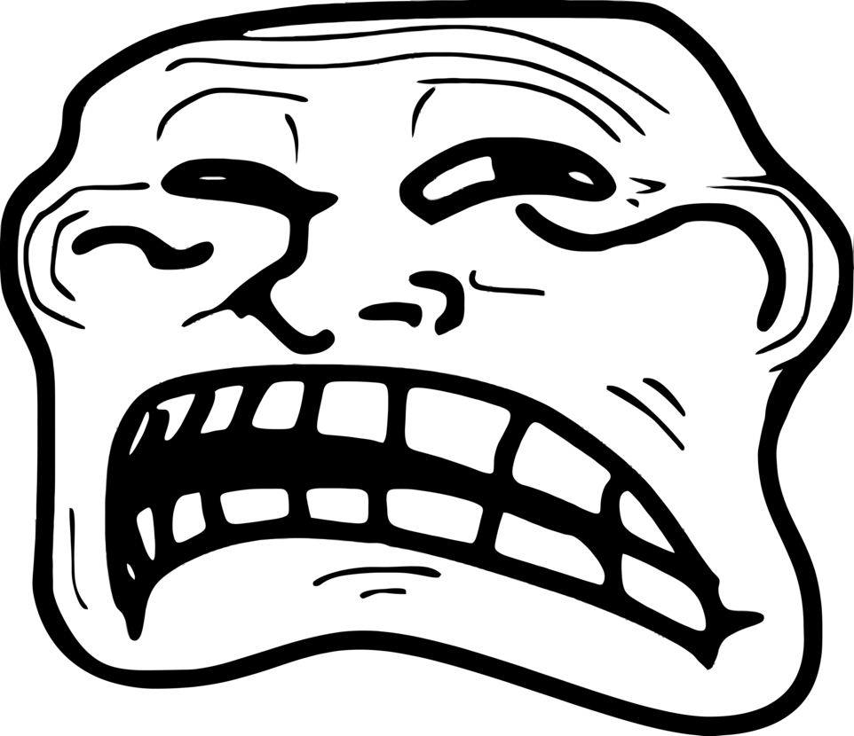 Open Mouth Troll Face transparent PNG - StickPNG