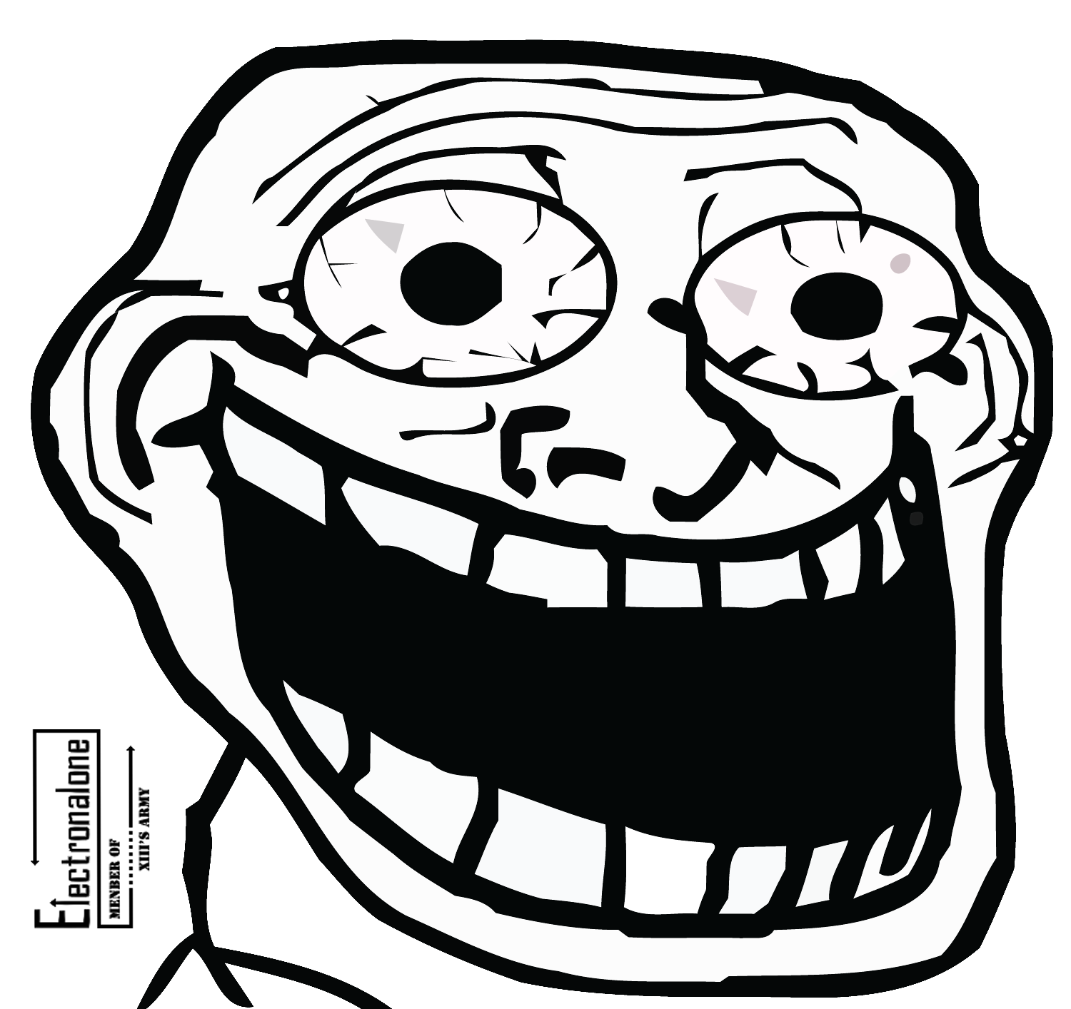 Troll Face Transparent Png Meme Images Free Download Clipart - roblox troller face