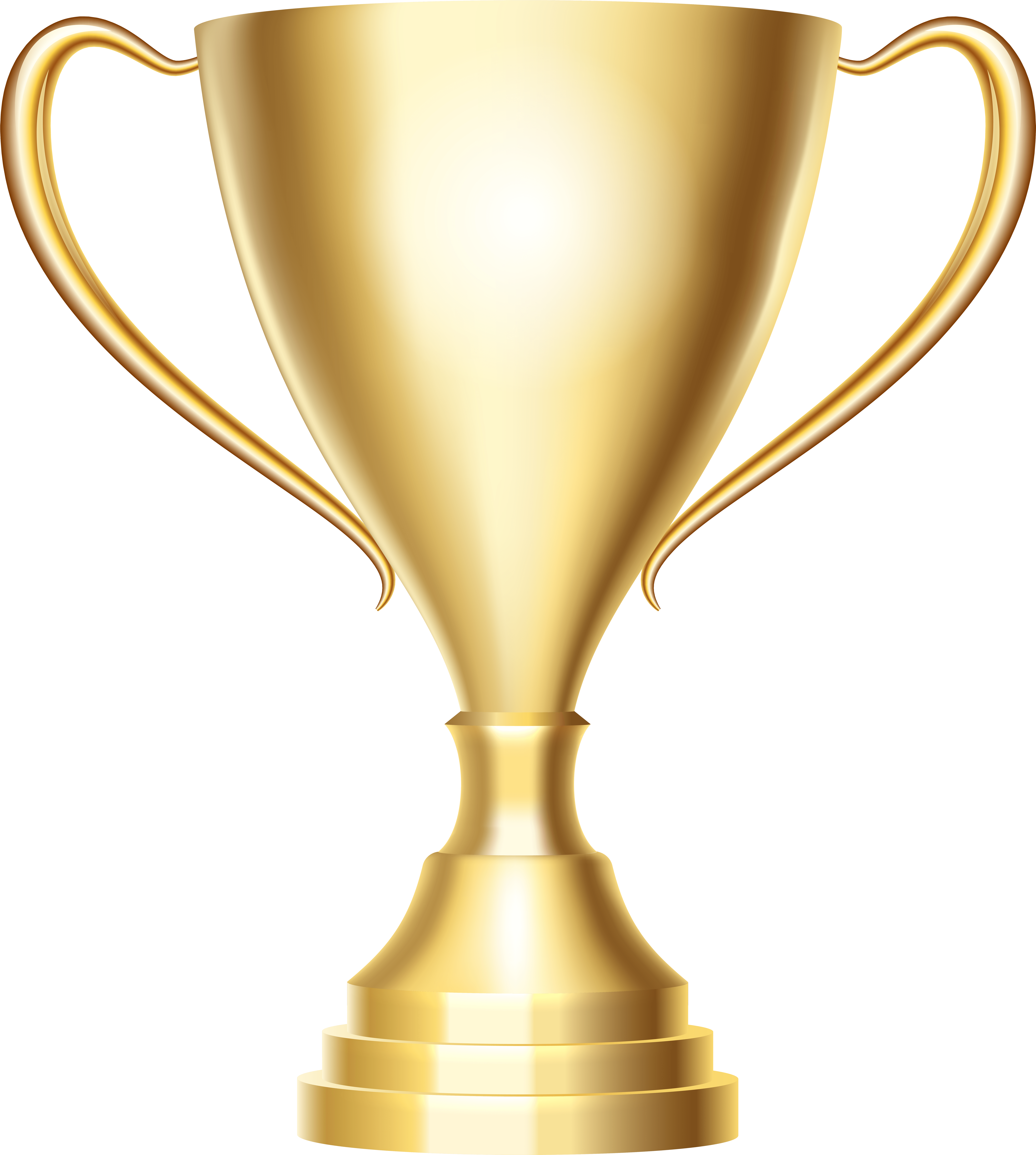 simple blank golden cup png #42173