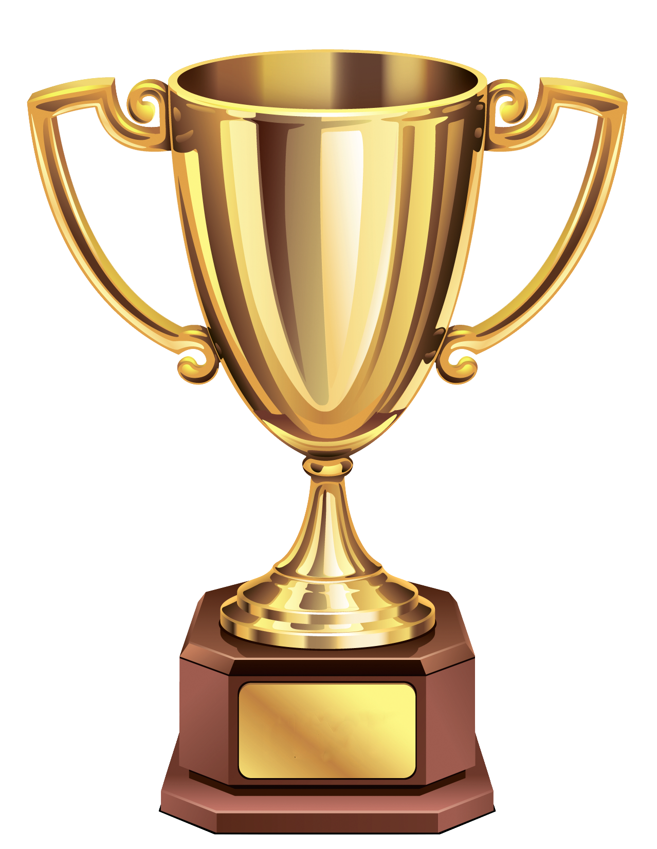 transparent gold cup png picture 42165