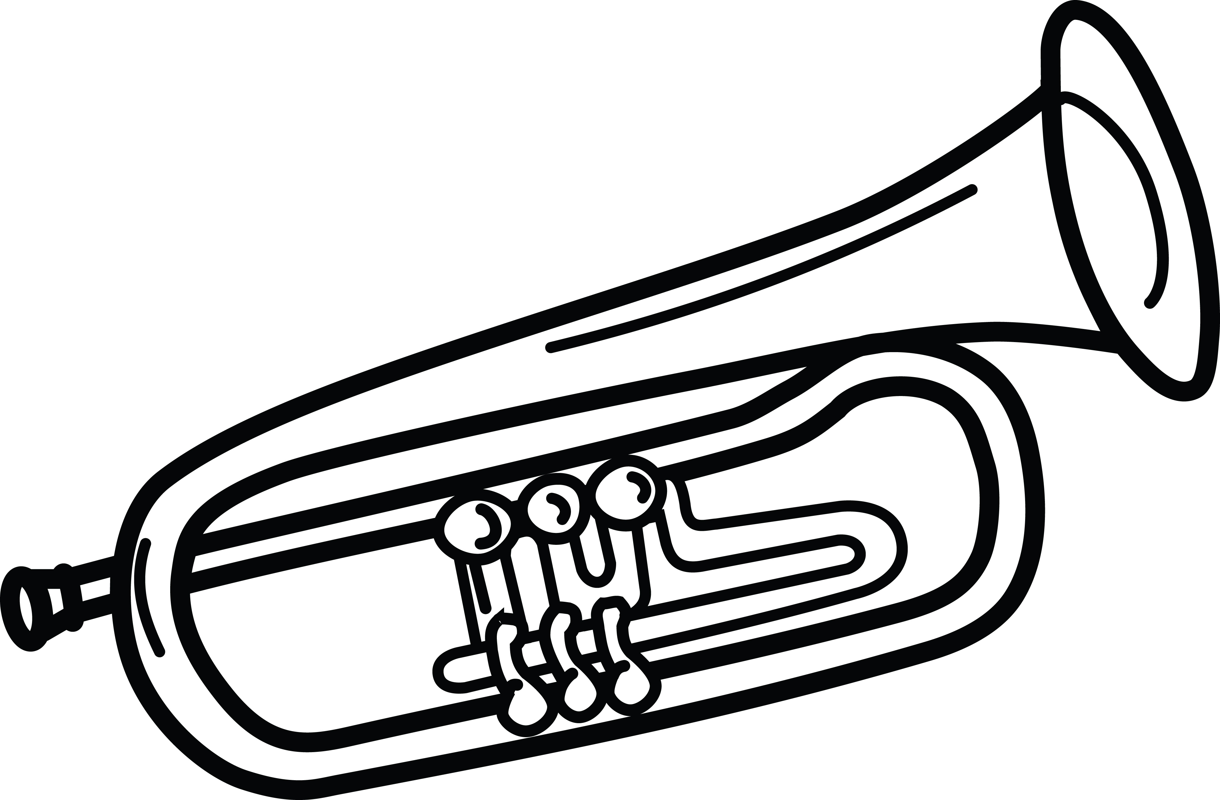 trumpet clipart, clipart trumpet #31891