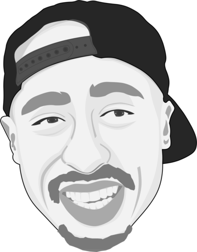 tupac shakur caricature thecartoonist #29880