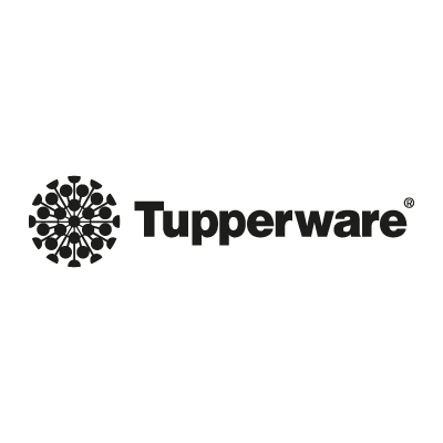 tupperware black white png logo #6256