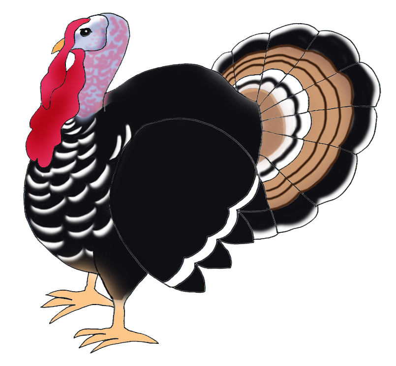 turkey happy thanksgiving clipart #36182