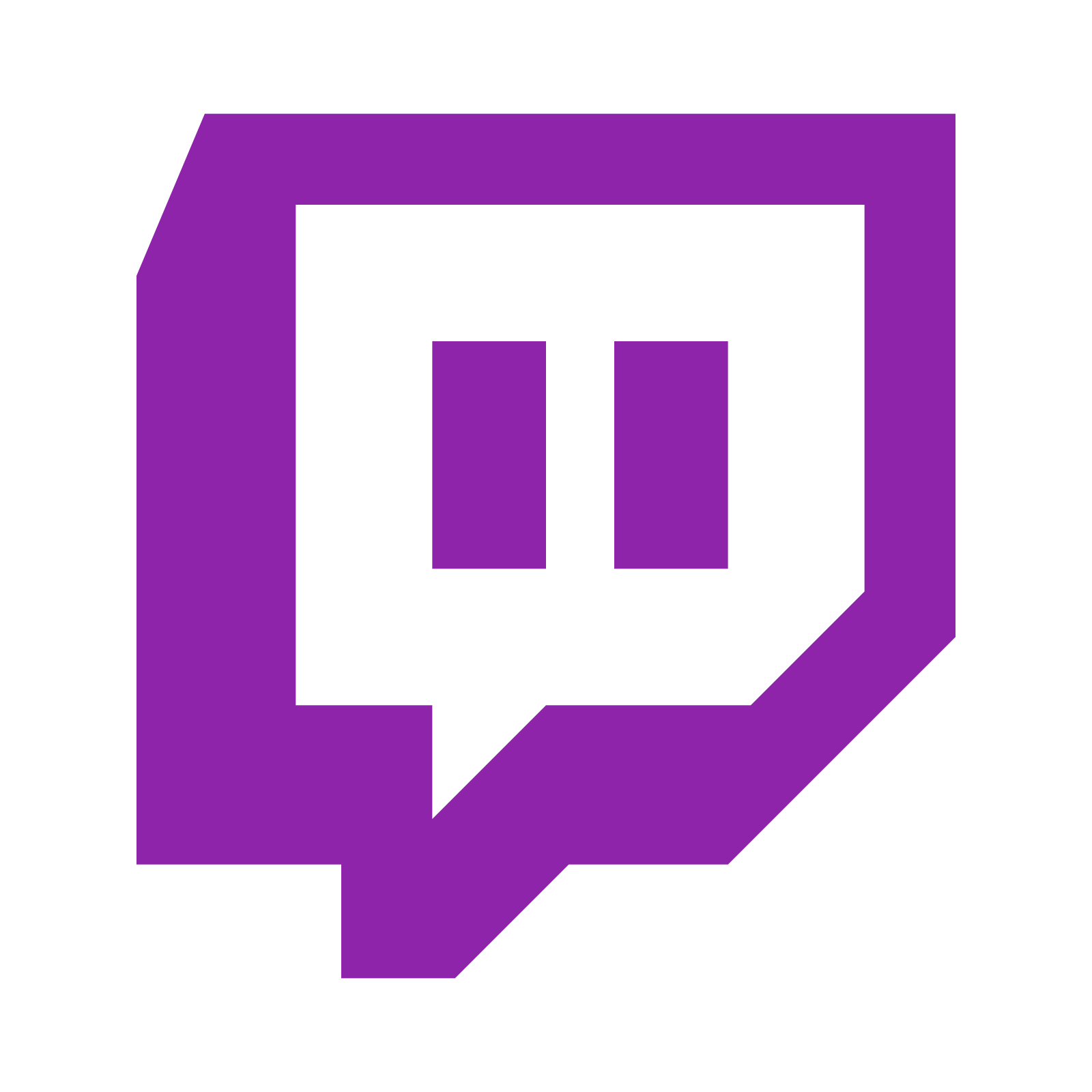 twitch logo vector png #1857