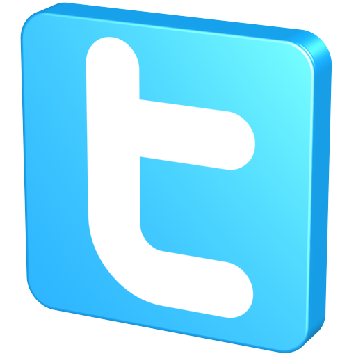 blue twitter logo icon png #5866