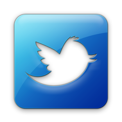 twitter logo transparent, square, blue, latest #40401