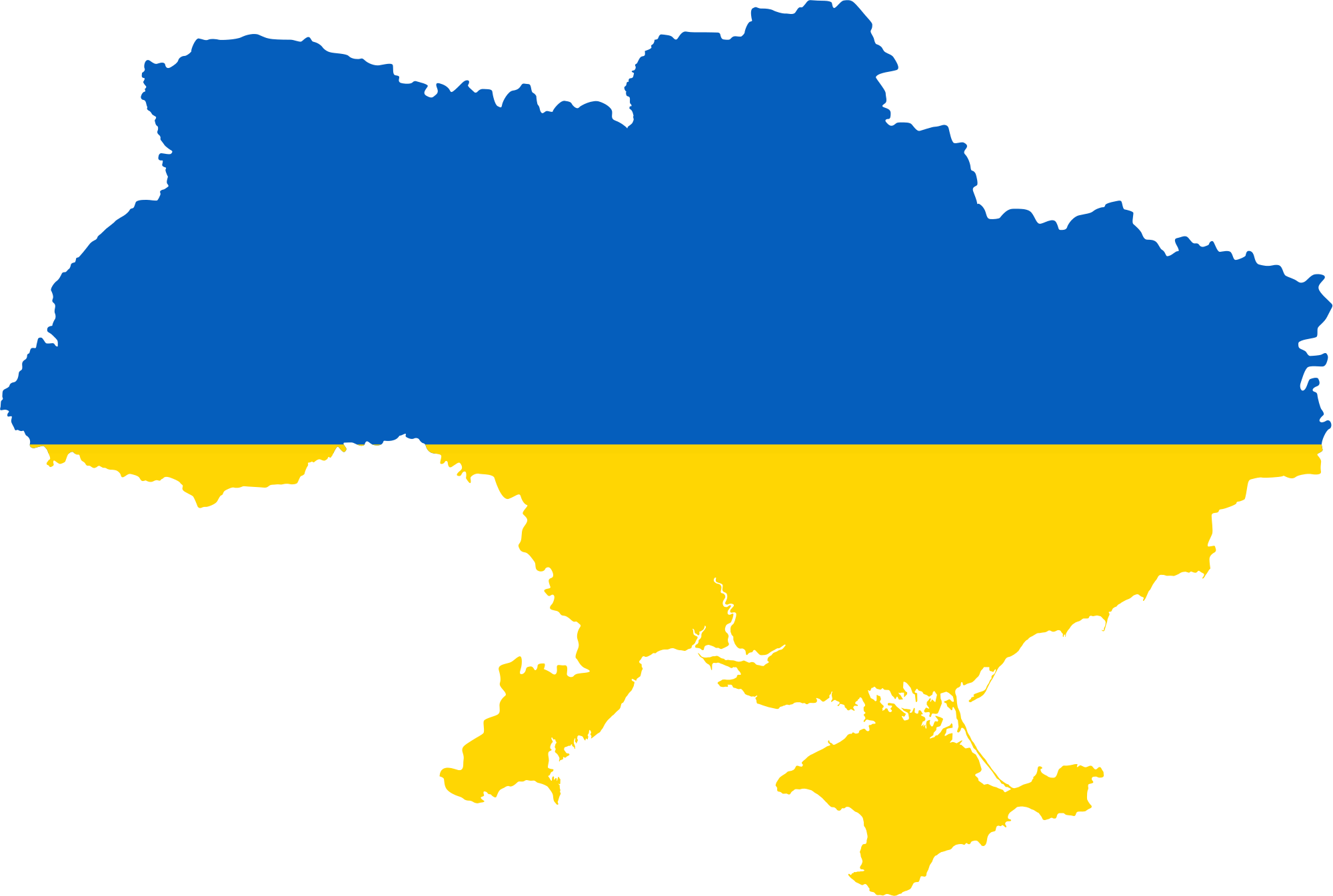 country ukraine flag map transparent png #42041