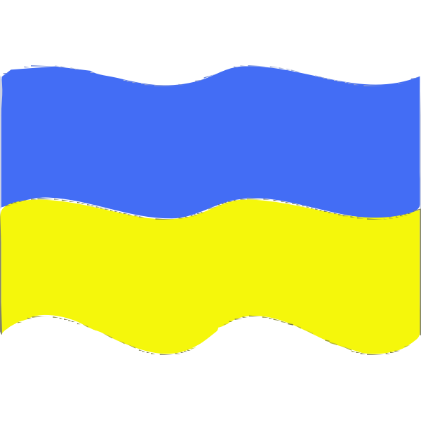 wavy ukraine flags png download #42026