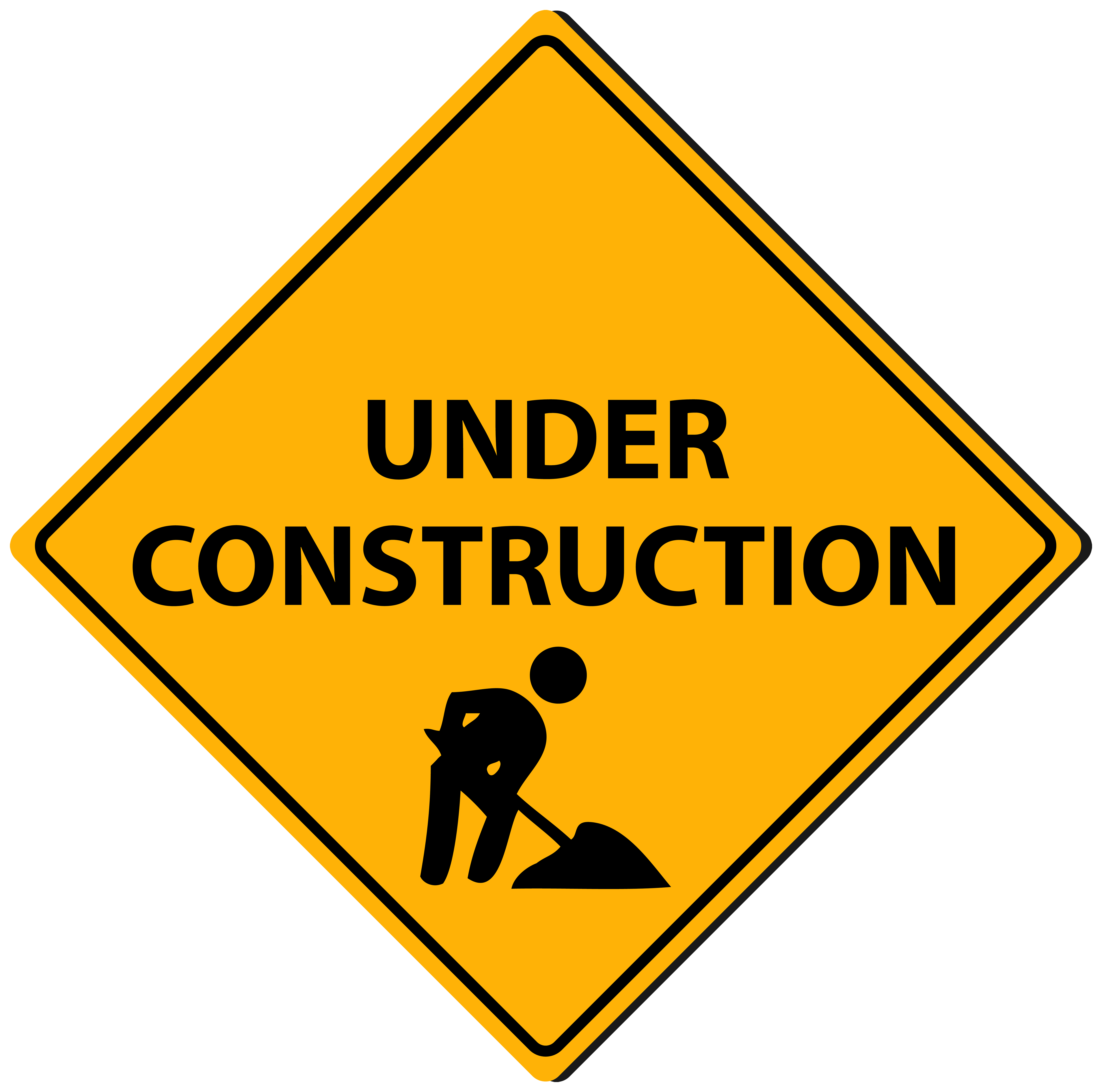 under construction, road signs clipart advancedmassagebysara #29052
