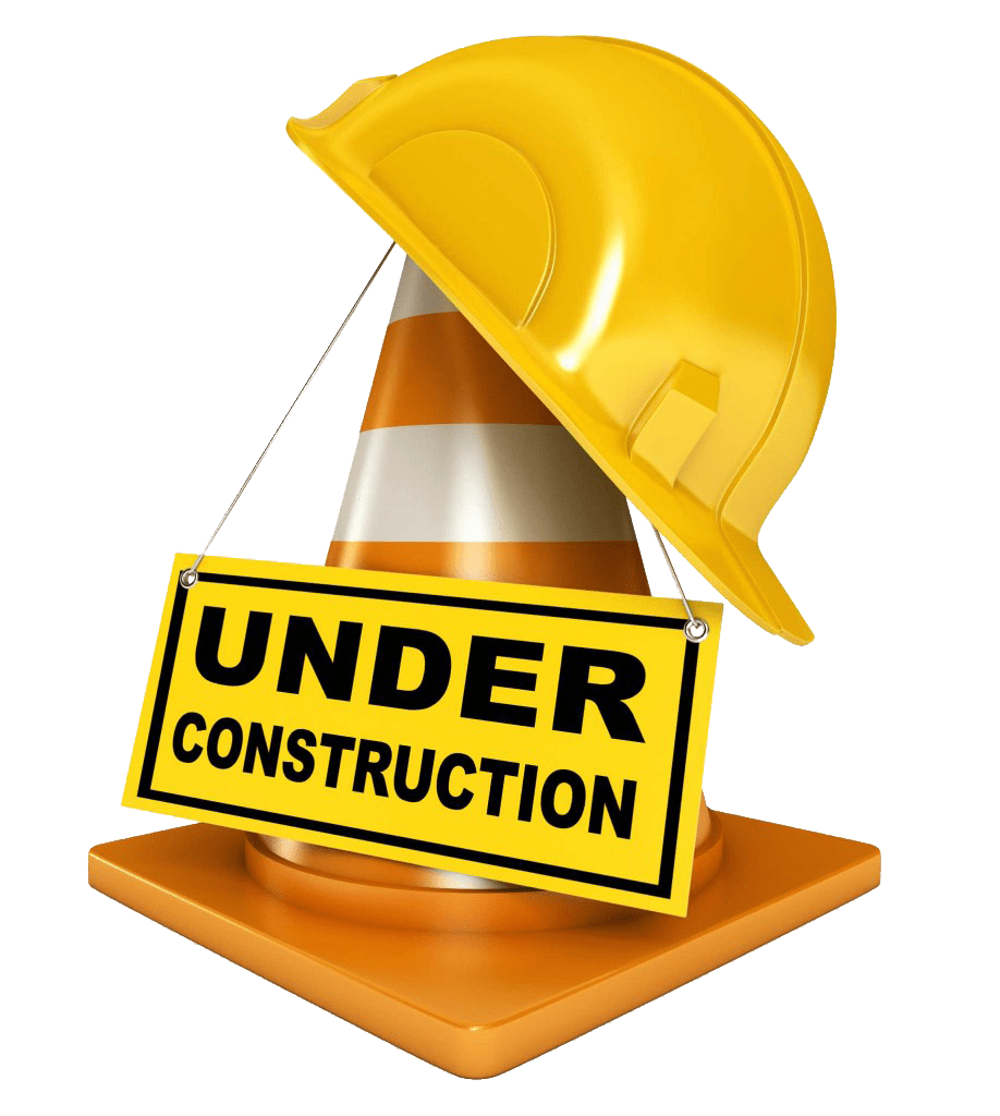 under construction vector png red lake falls #29044