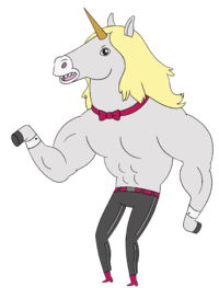 unicorn, stripper unicorns bravest warriors wiki #20218