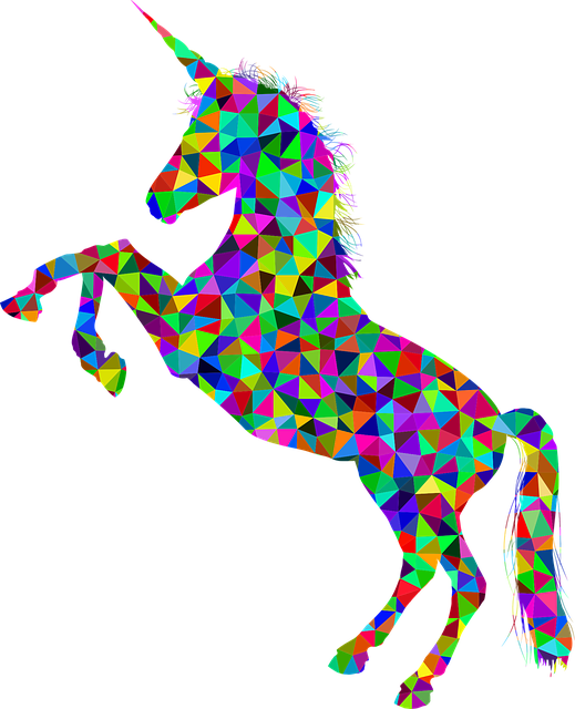 vector graphic unicorn horn horse equine #20152