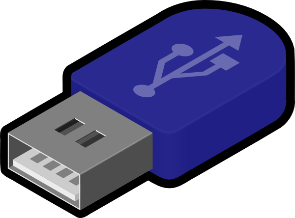 usb drive icon clip art clkerm vector clip art #24675