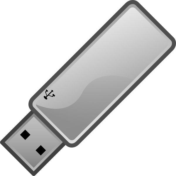 usb flash drive icon clip art clkerm vector clip #24687