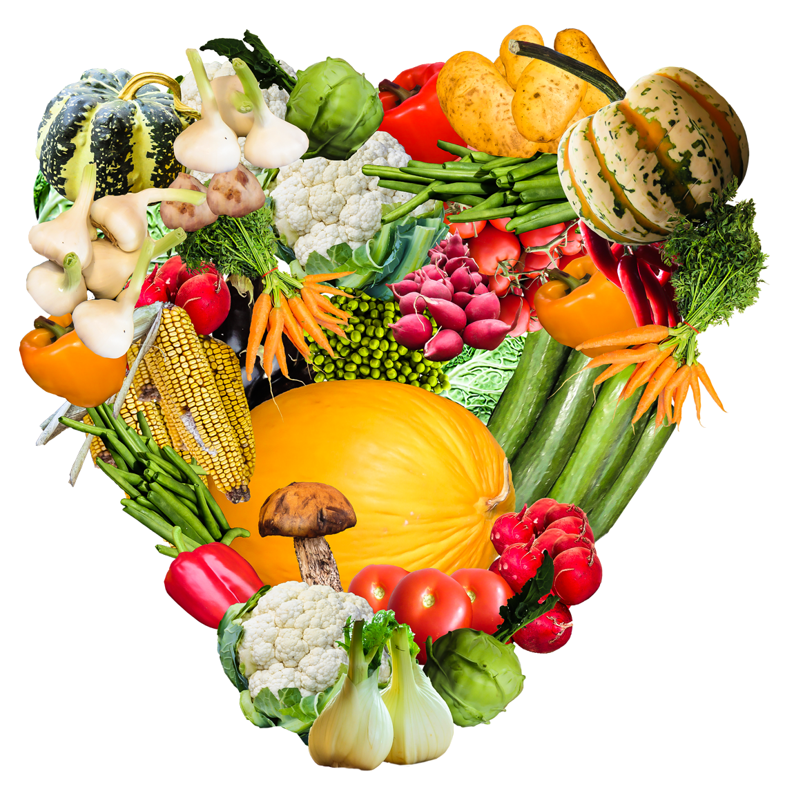 heart vegetables png transparent image pngpix #15396