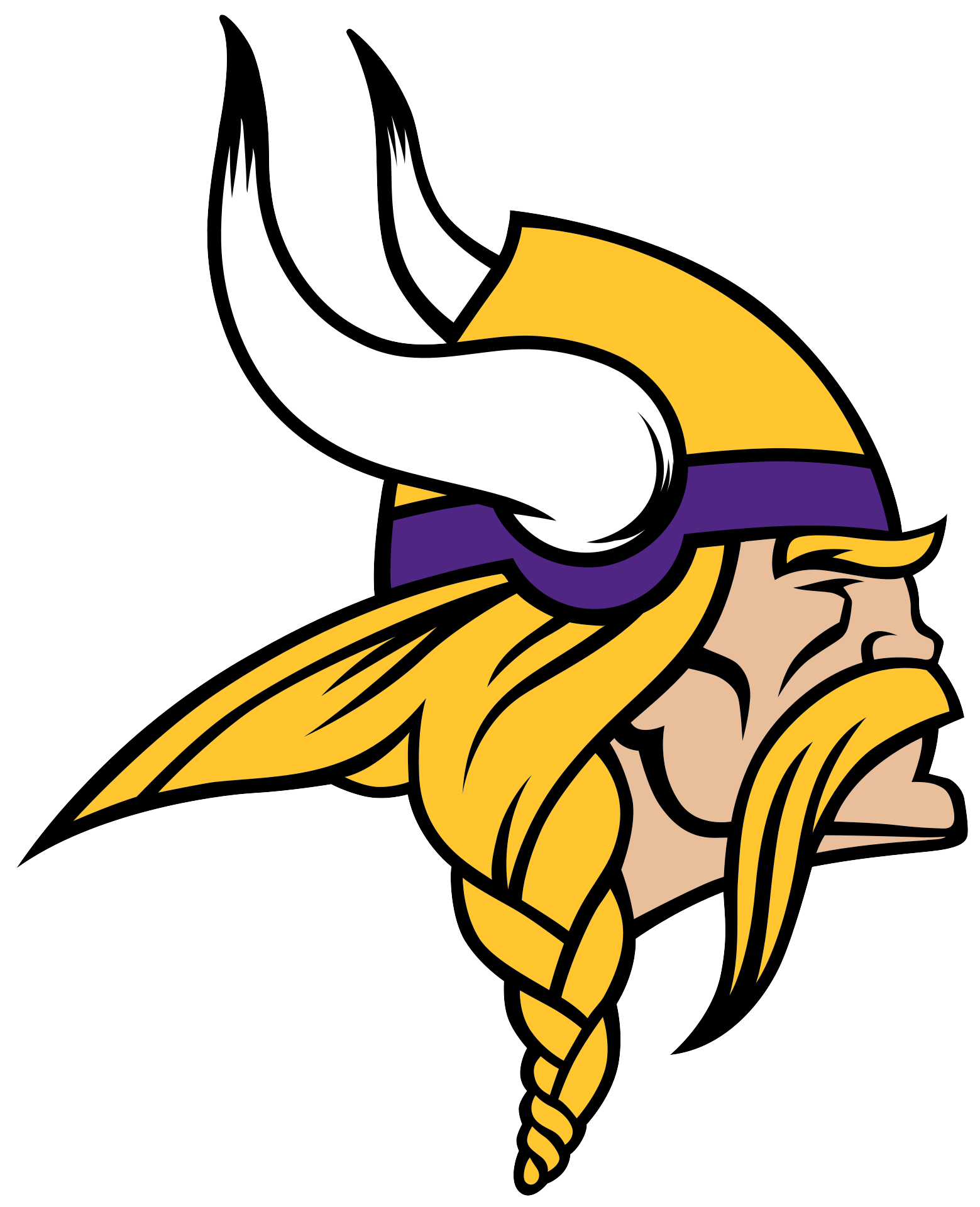 vikings man head logo png #30600