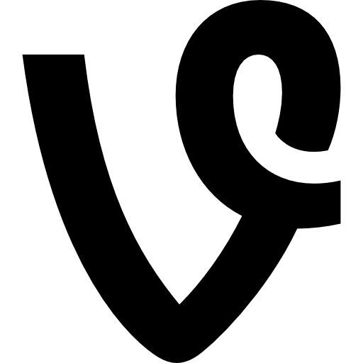vine text logo outline png #5629