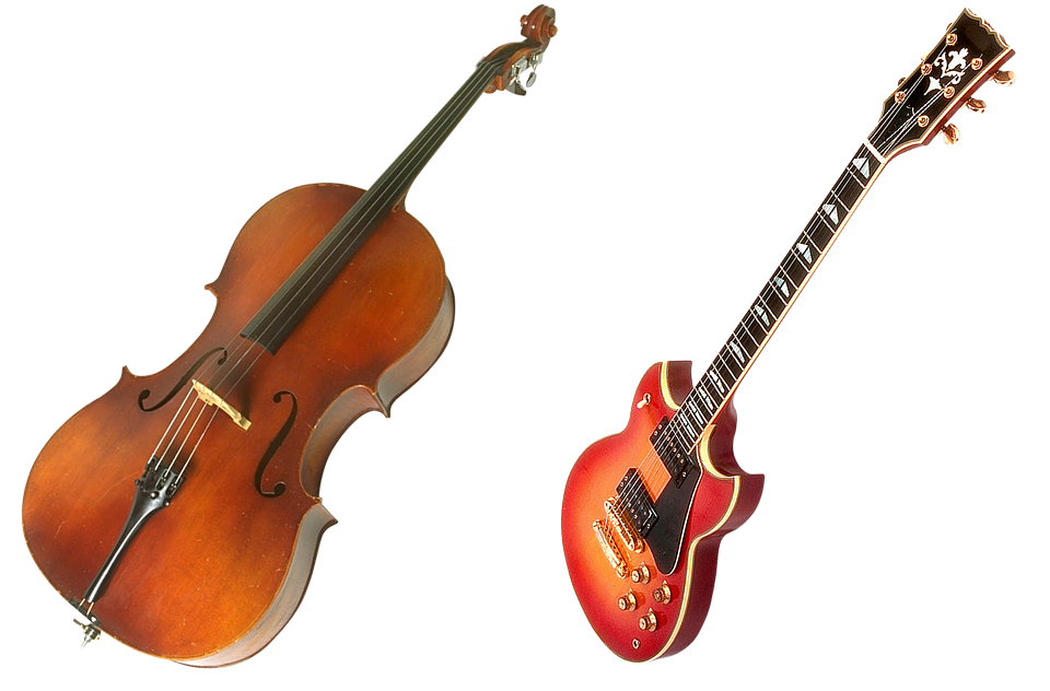 download violin and acoustic-electric guitar png #29955