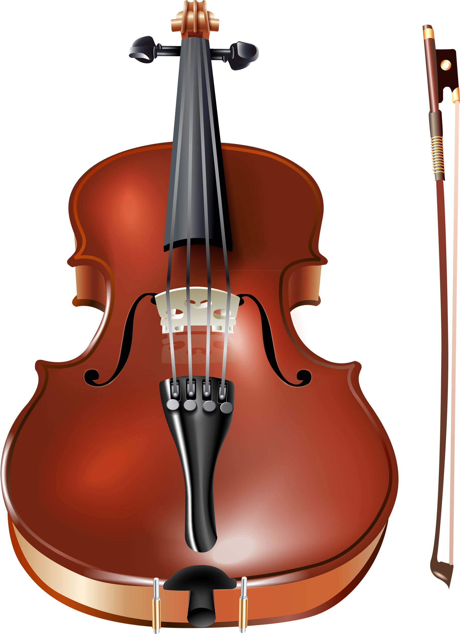 violins and bow png image download #29929