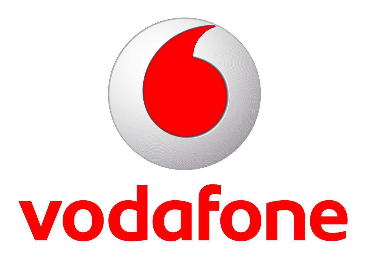 vodafone logo vector telecommunications company format #8422