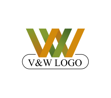 VW Letter alphabets vector logo download #33540