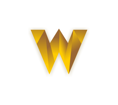 W vector gold letterlogo download vector logos #33563