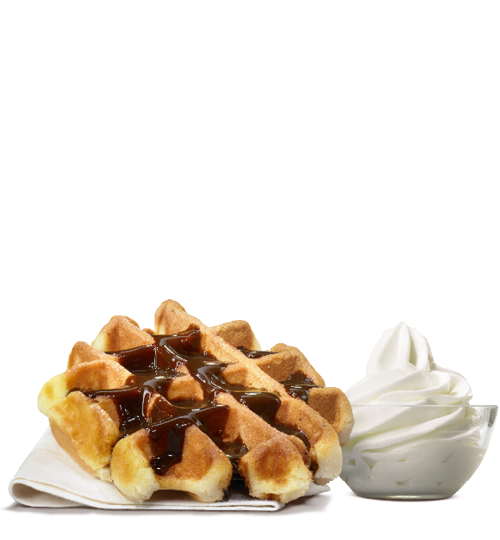 waffle, breakfast burger king #29320