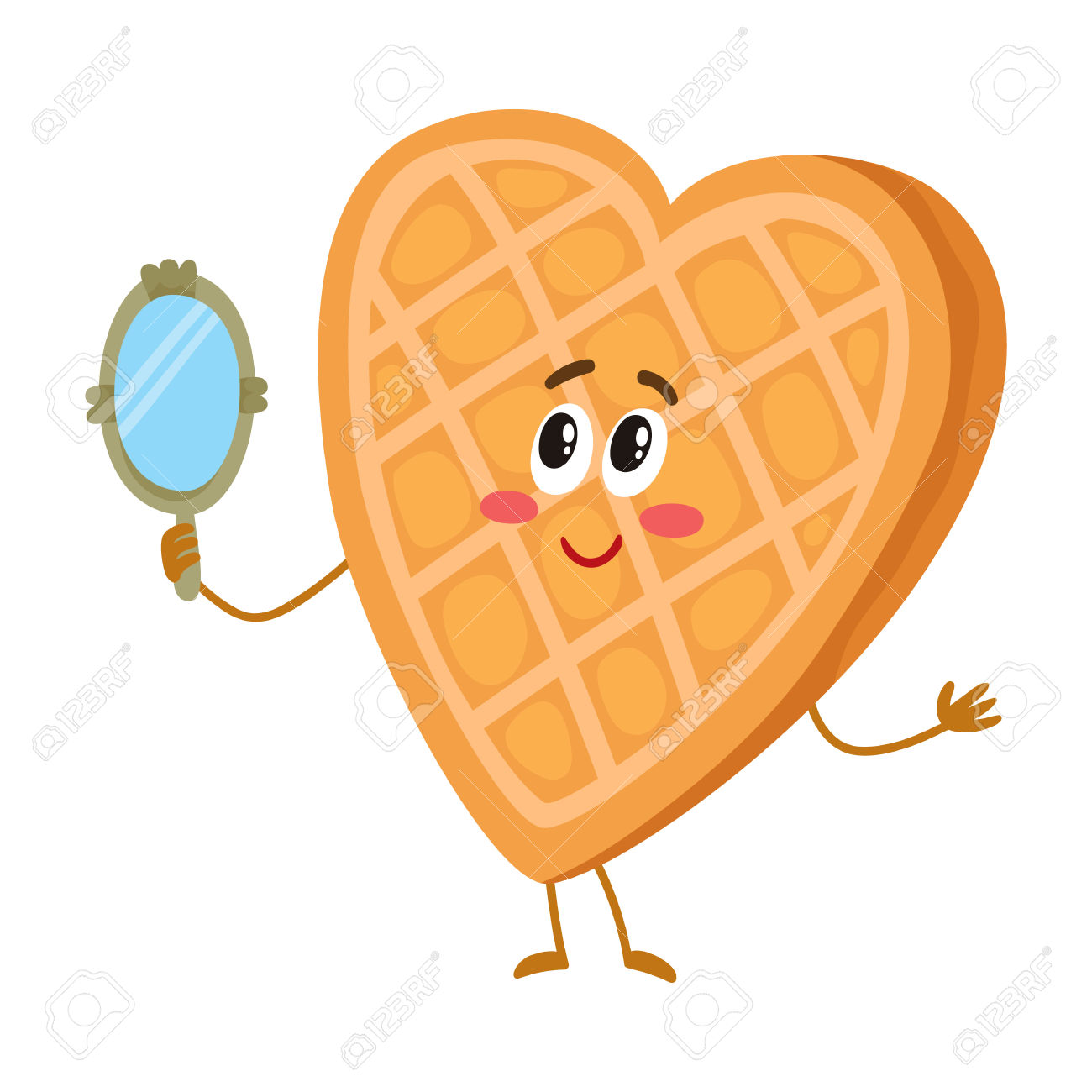 waffle clipart cartoon pencil and color waffle #31880