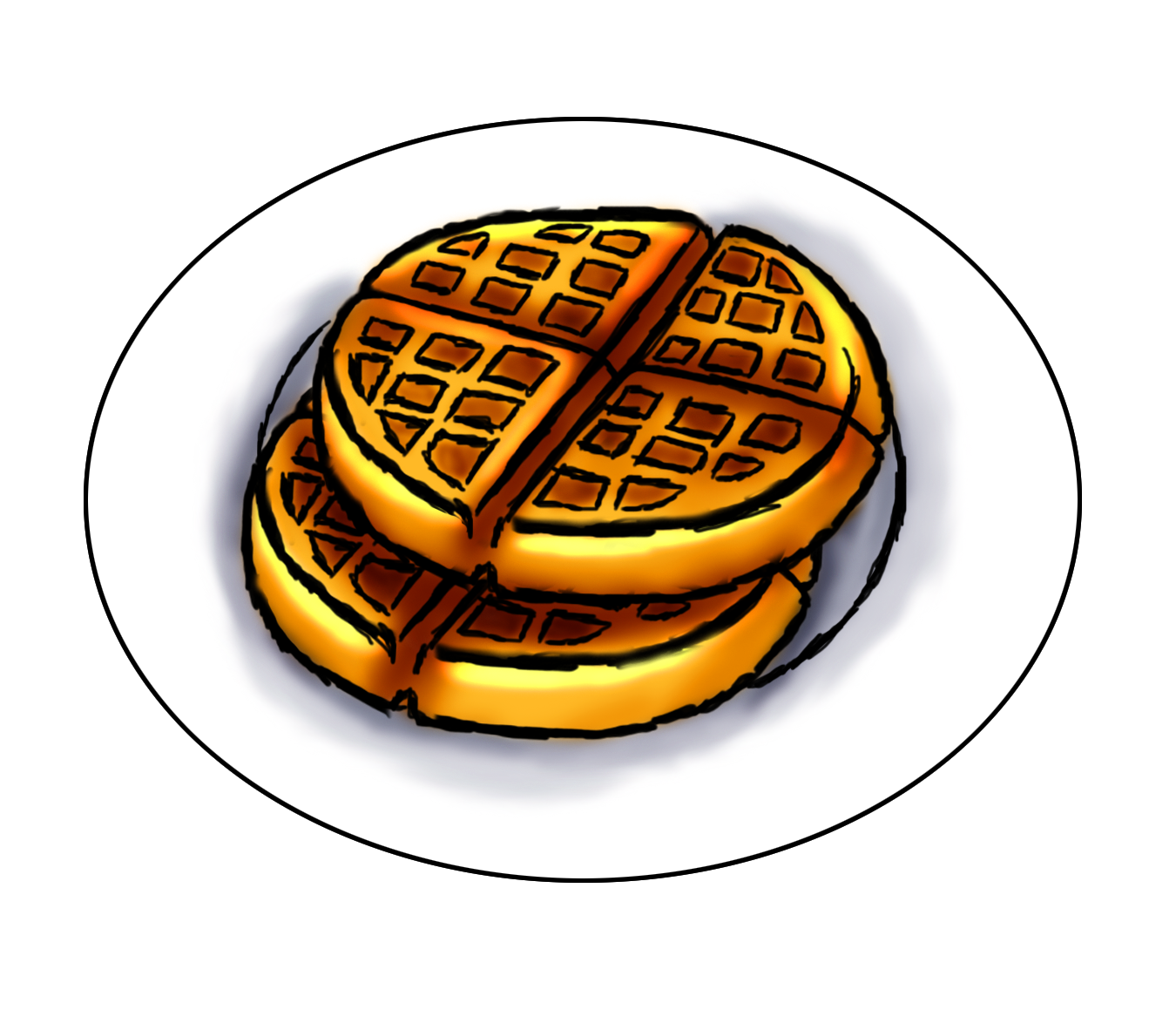 waffle clipart, transparent waffle download new vitruvian #31866