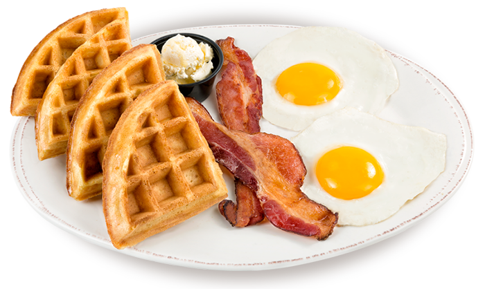 waffle, flapjack pancake cabin menu #29248