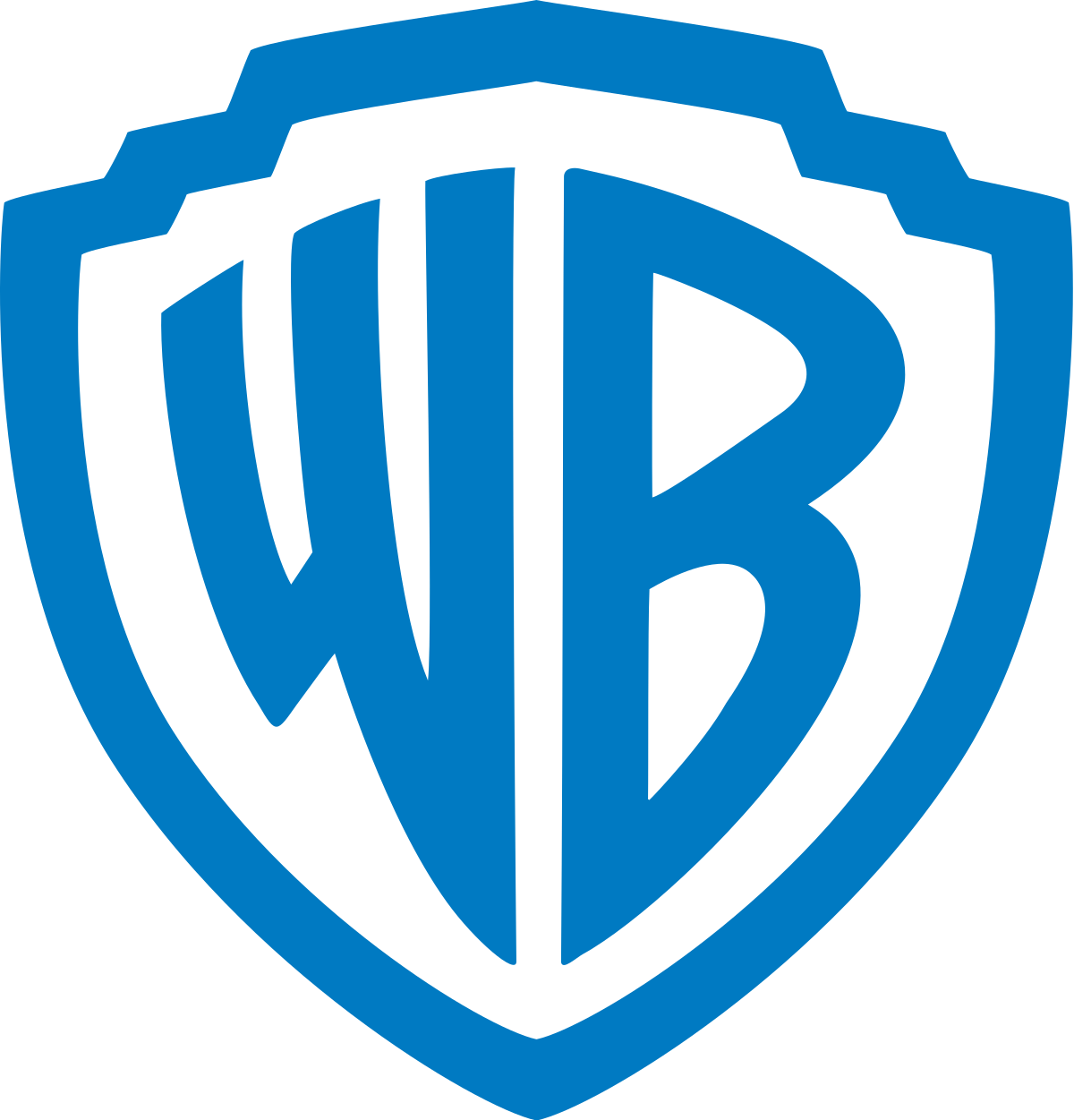 warner bros logo blue png images #12021