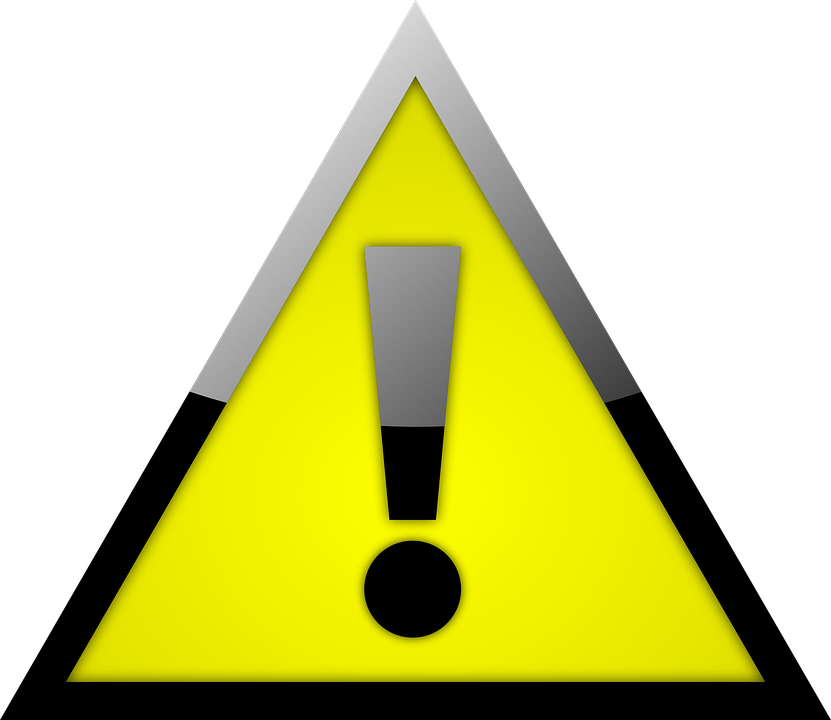 attention warning sign image pixabay #39210