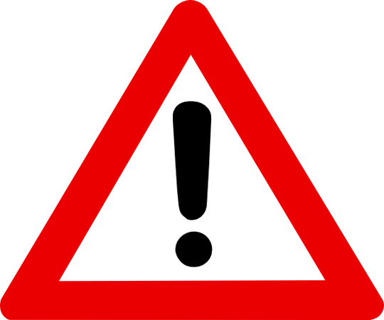 attention warning sign png #39196