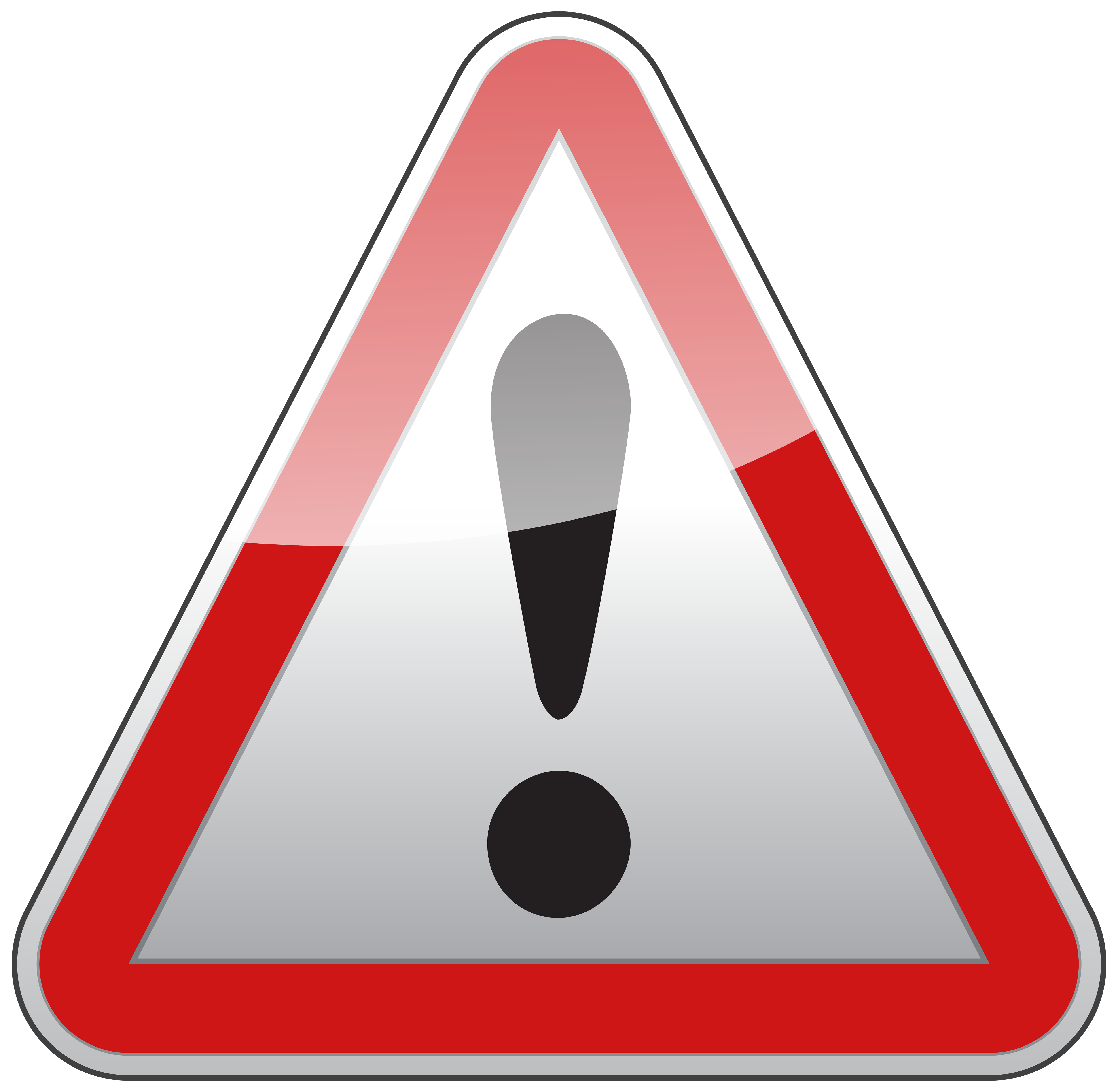 triangle warning sign clipart #39218