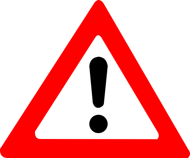 warning sign attention warning exclamation mark vector graphic #39195