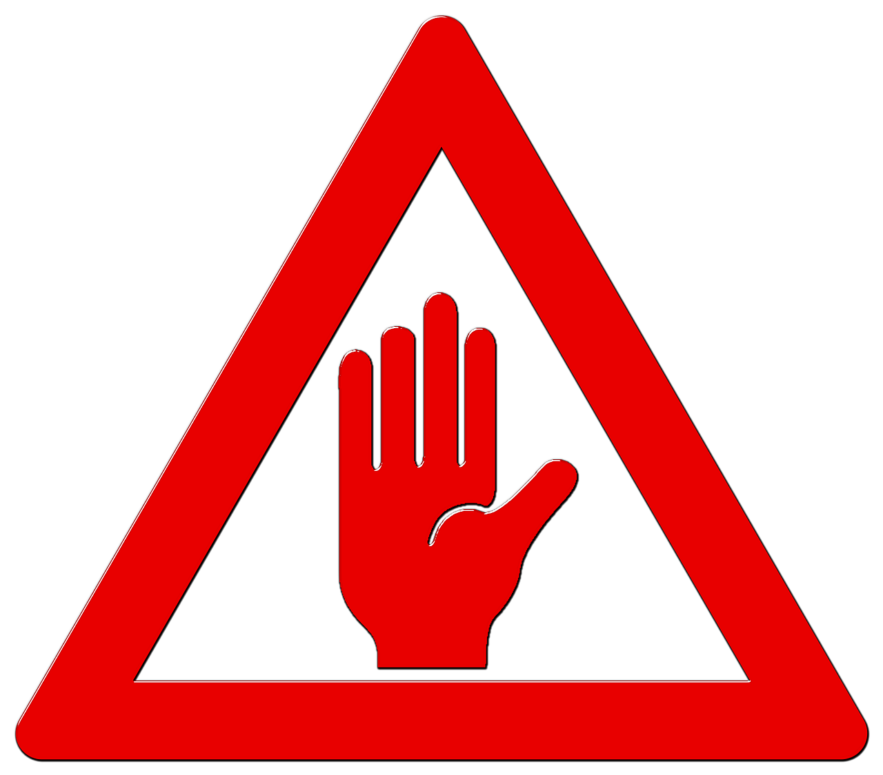 warning sign warning hands stop icon png #39192