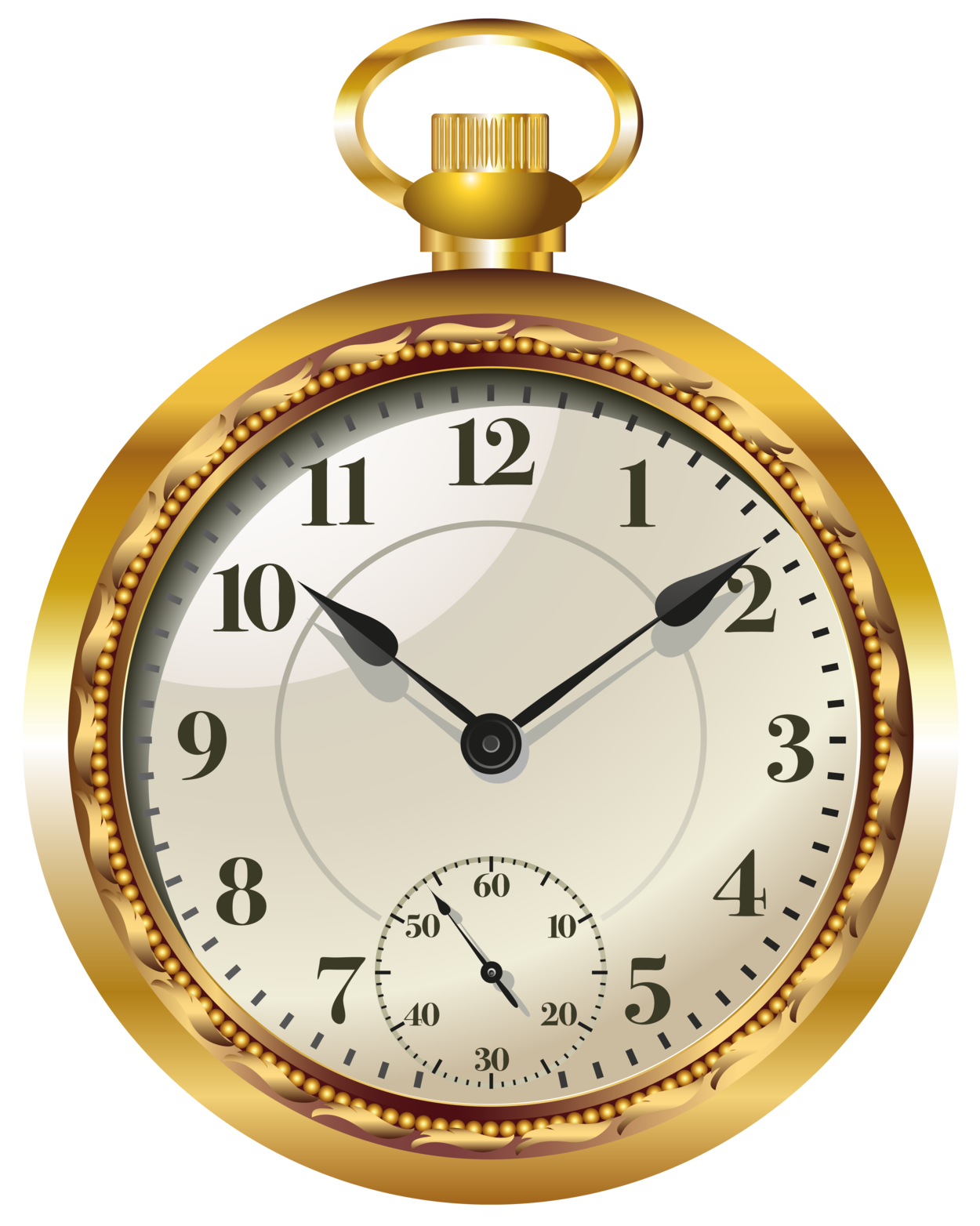 pocket watch clock png clip art #18702