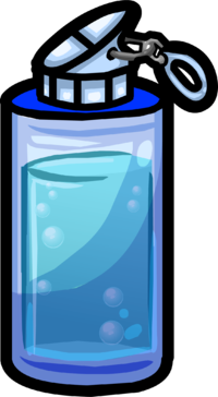 blue water bottle club penguin wiki the editable #18671