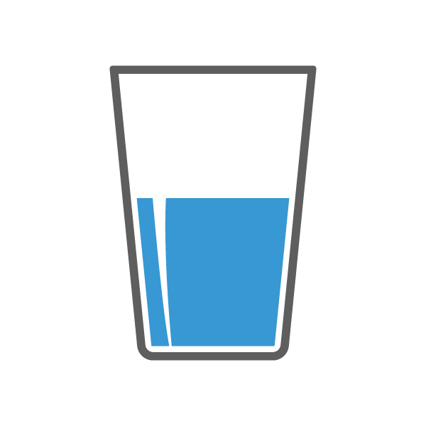 water glass, monitoring your diet and fluid intake connect #26989