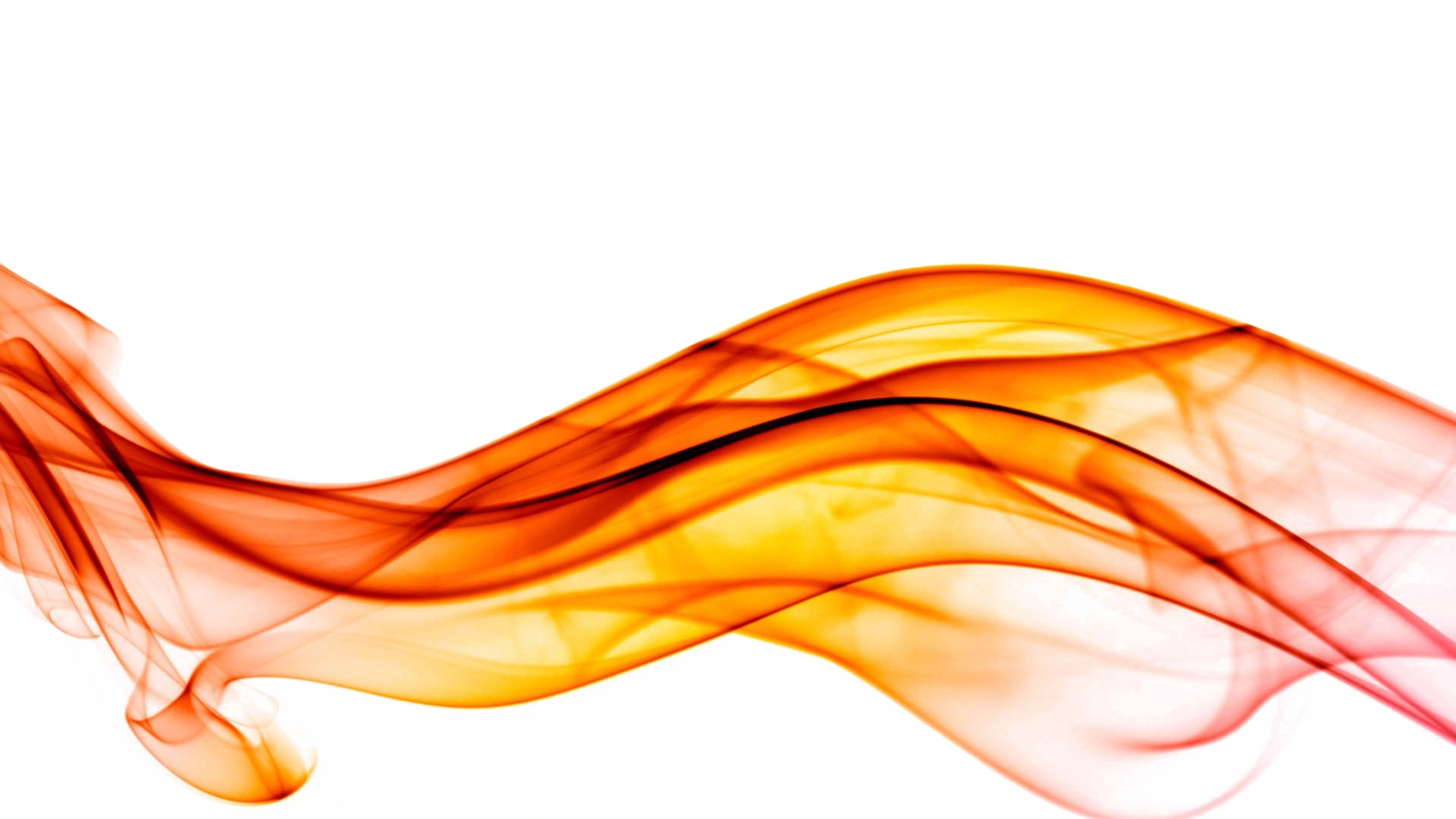 abstract orange wave transparent #41445