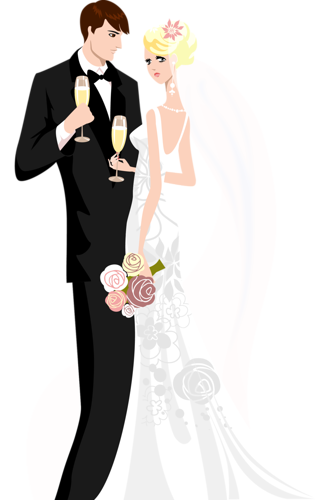touching hearts wedding png #12444