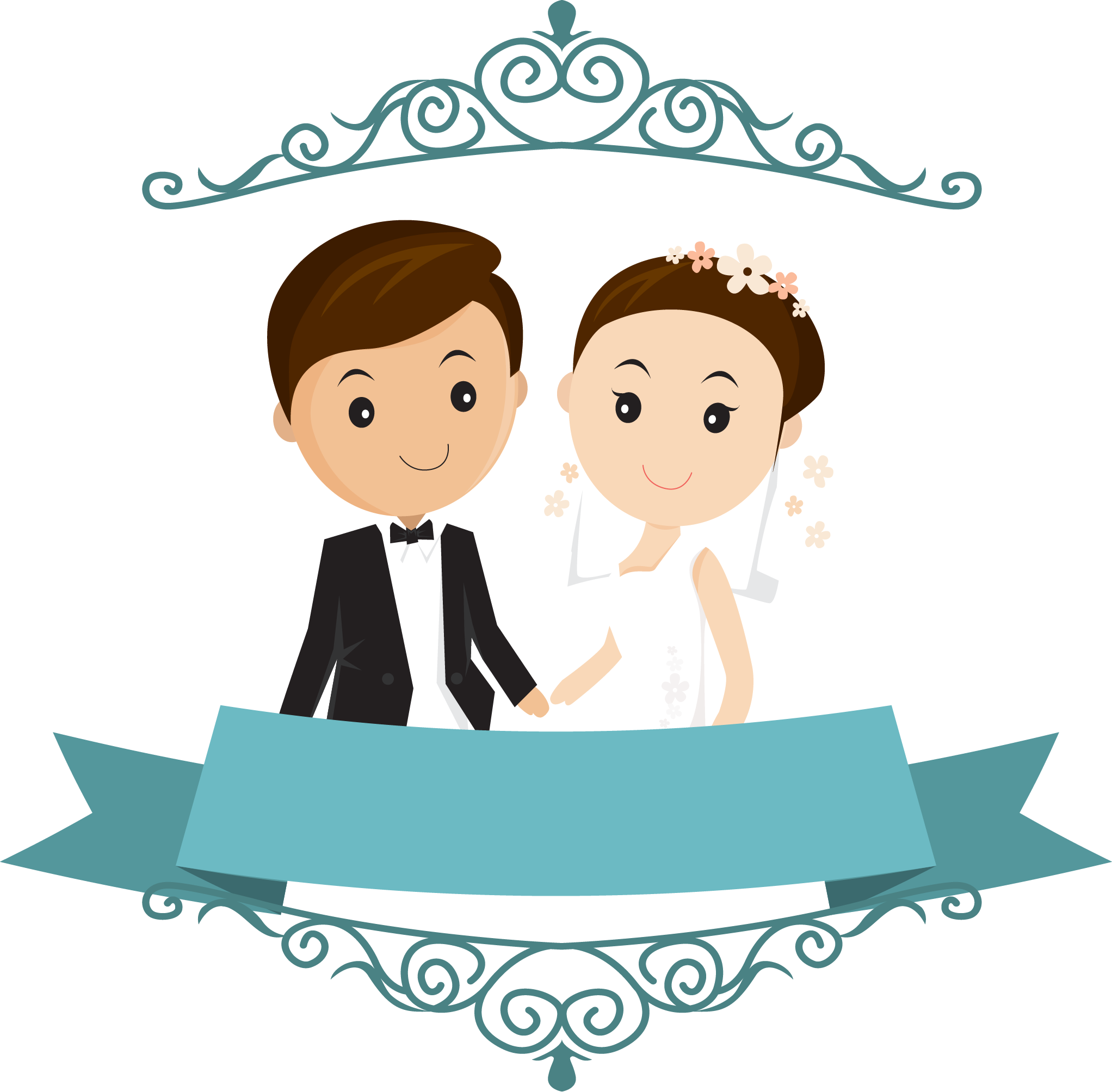 Wedding Png Clipart Bride And Groom Transparent Png Images Free