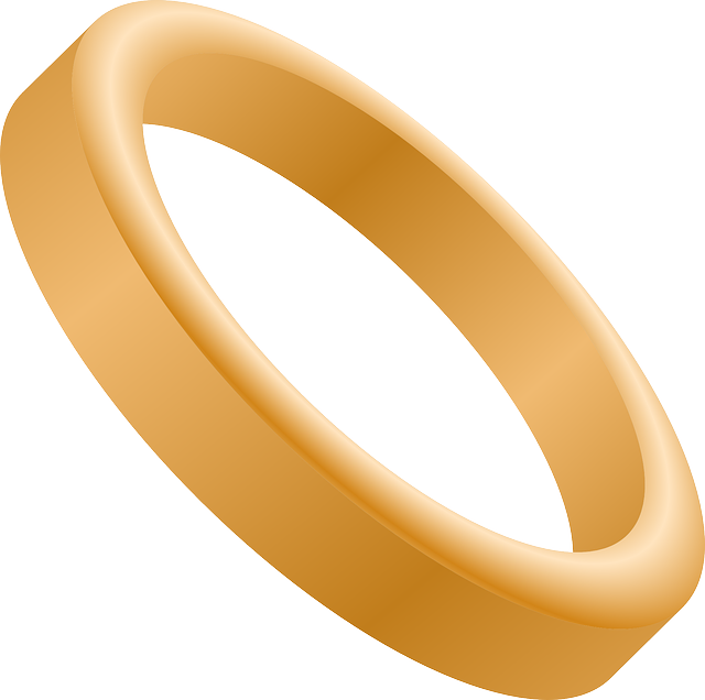 wedding ring gold jewelry vector graphic pixabay #18440