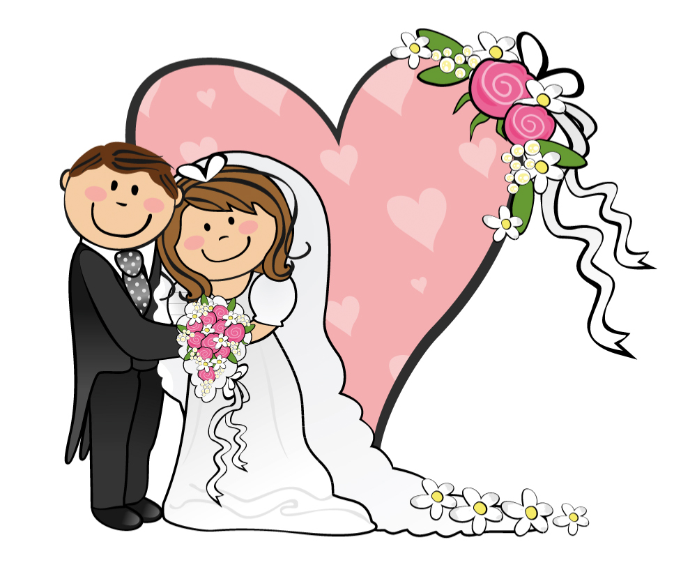 cartoon wedding clipart clip art #13175