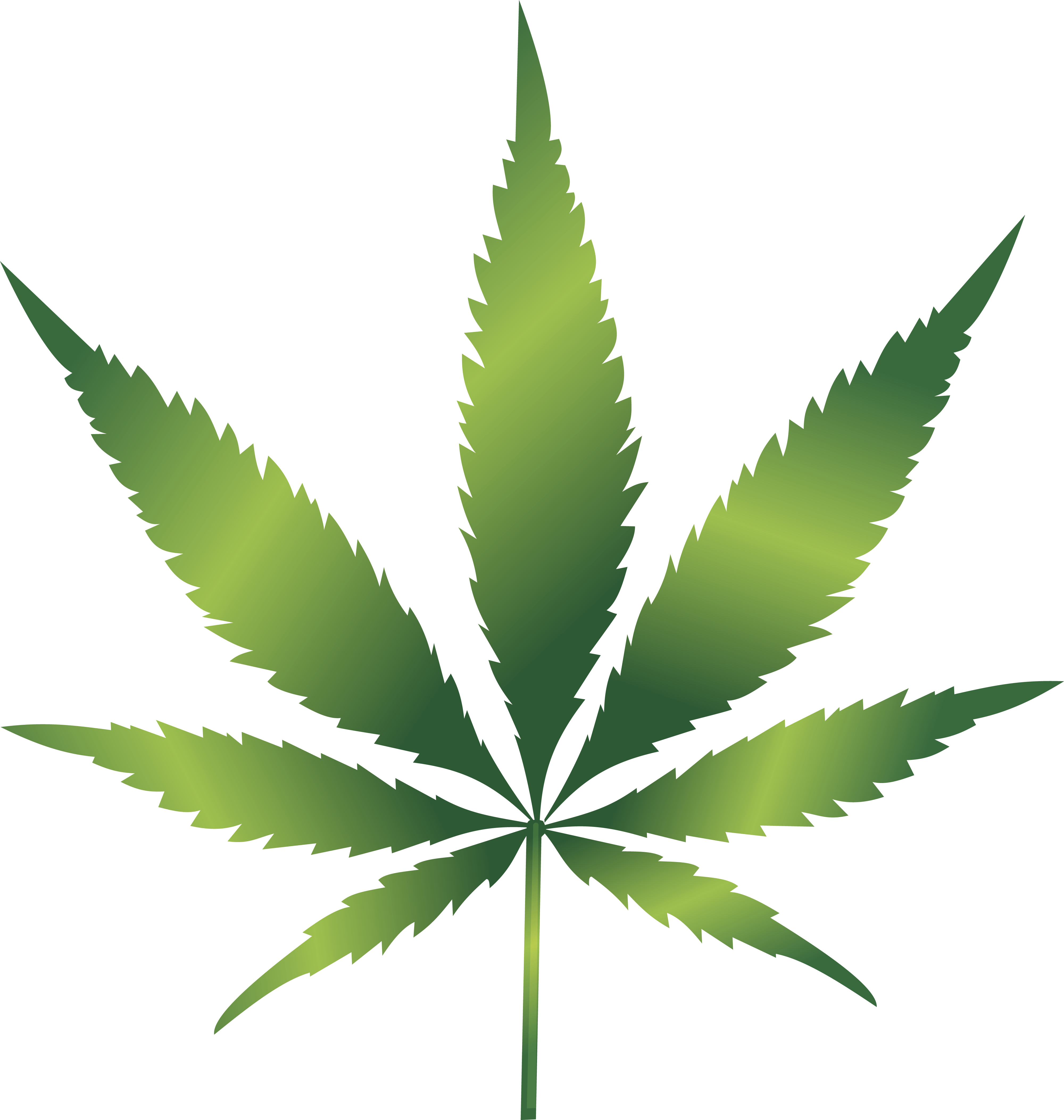 weed leaf, clipart cannabis leaf #18553