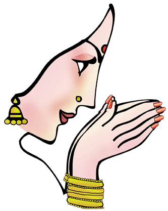 welcome hand namaste hands clipart png #38331