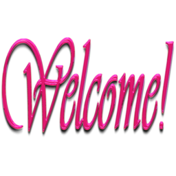 welcome pink icon #38389