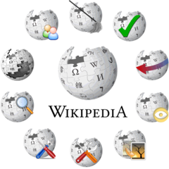 file wikipedia logo collage #39136