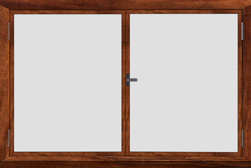 illustration window frame closed casement #15247